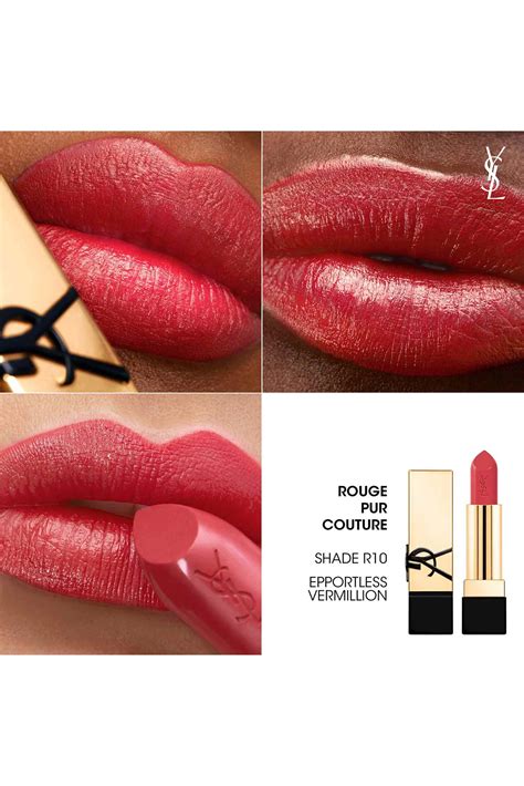 ysl rouge vermillion swatch|YSL rouge muse.